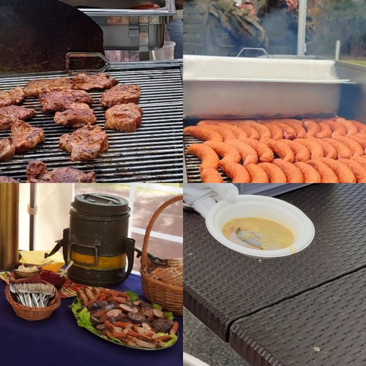 Kiełbaski i Grochówka